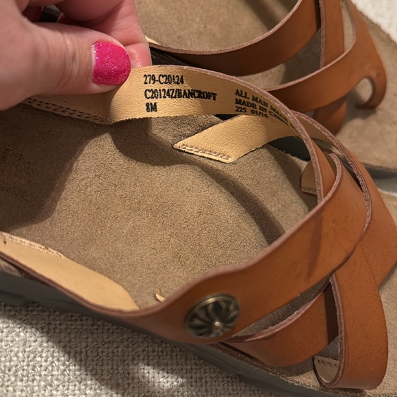 CLIFFS WHITE MOUNTAIN Womens Strappy Slip On Brown size US 8. EUC - Picture 5 of 10